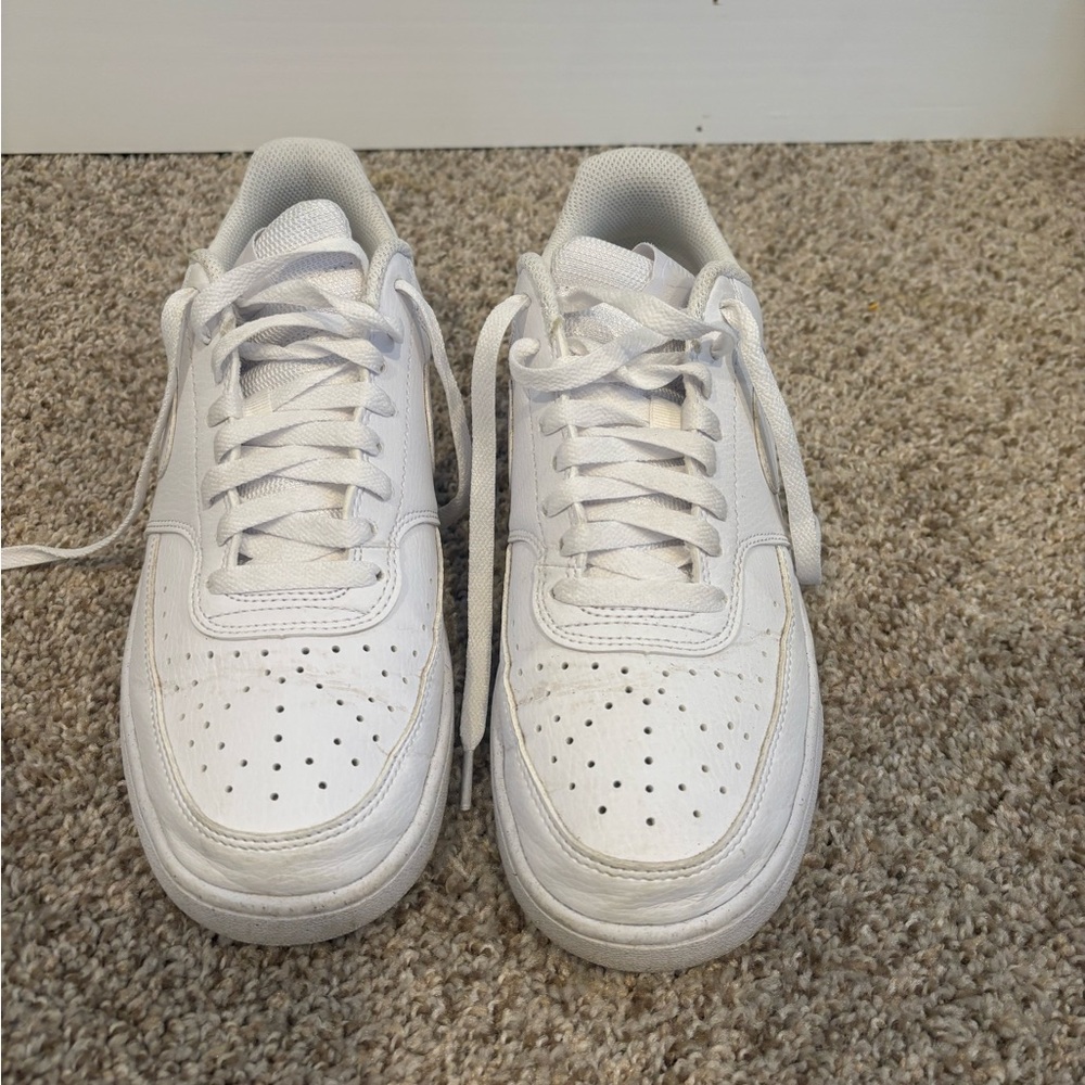 Nike White Mesh Sneakers